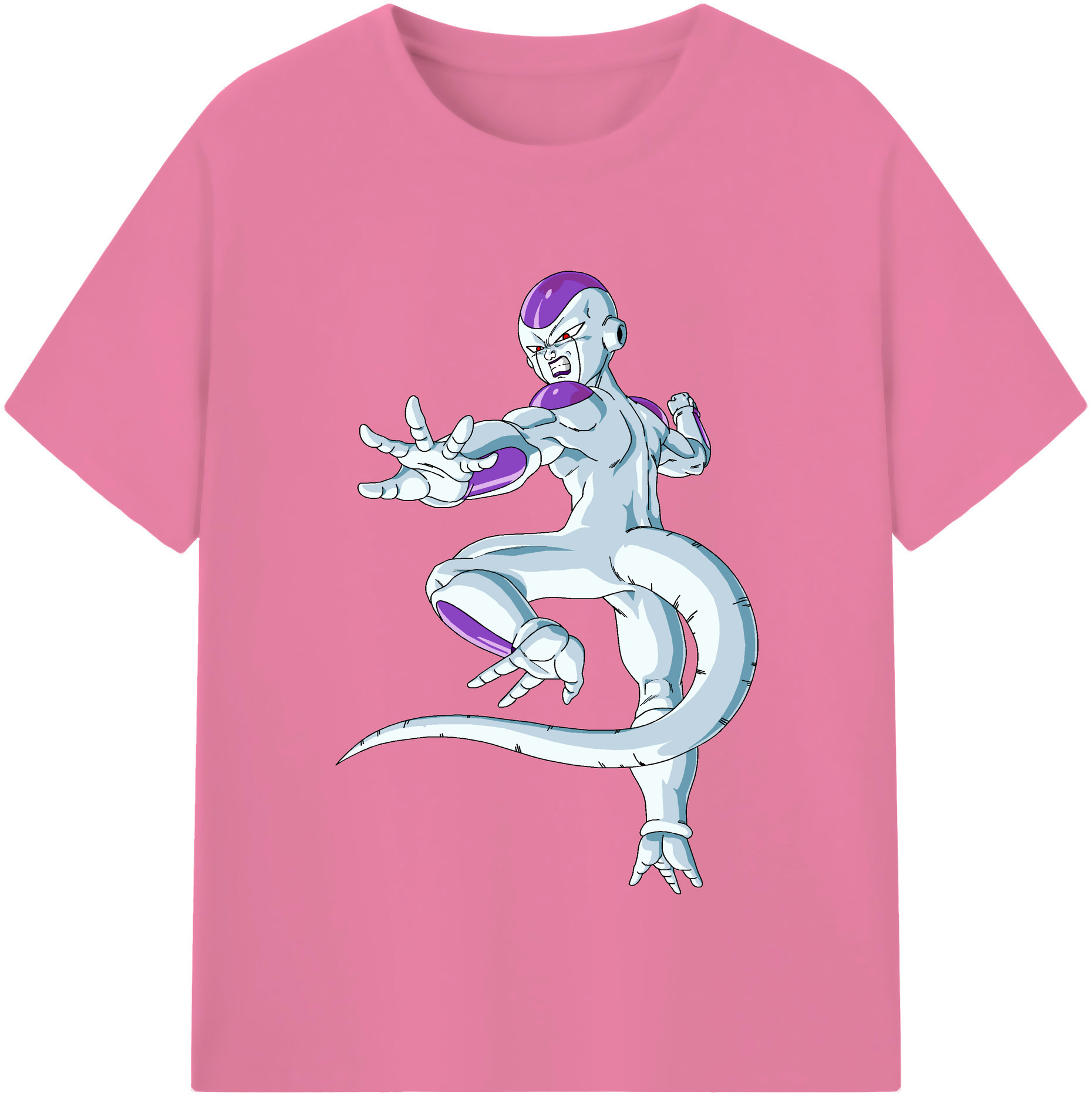 （画像用） ドラゴンボール フリーザ DRAGON BALL Frieza 綿100％半袖Tシャツ（フロントプリント）